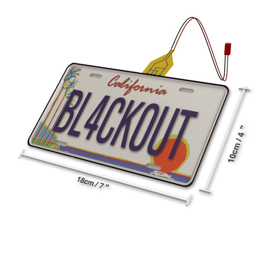 Blackout Plate Cover - North America Motorcycle - Replacement Glass