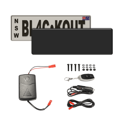 Blackout Plate Cover - Australia Car SOLD OUT (PRE-ORDER)