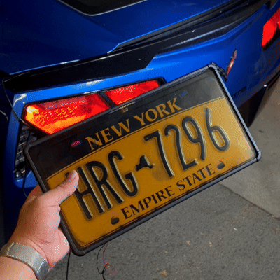 Blackout Plate Cover - North America Car